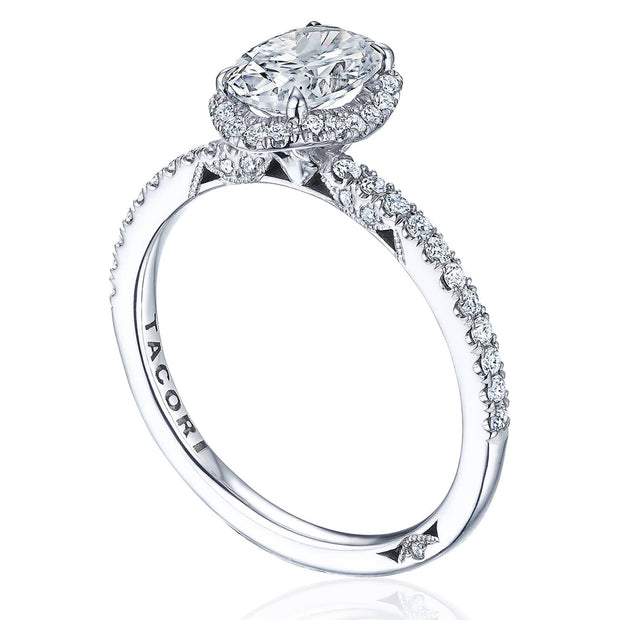 Oval Bloom Engagement Ring