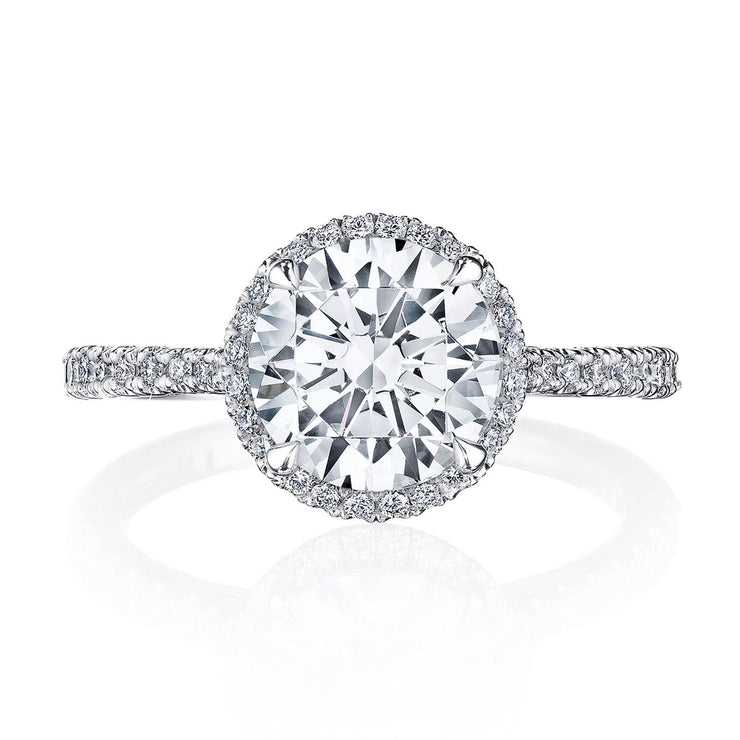 Round Bloom Engagement Ring