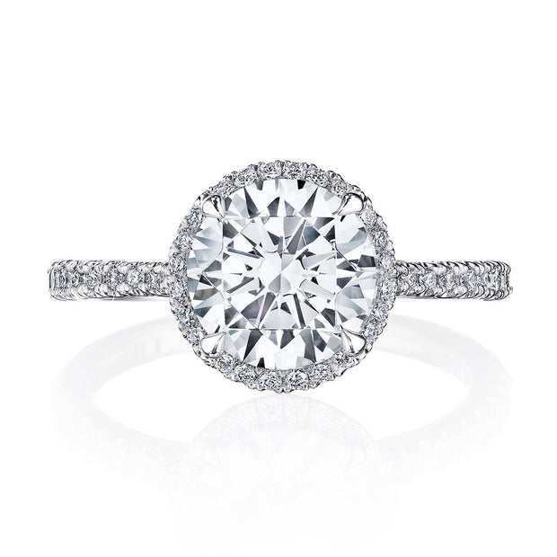 Round Bloom Engagement Ring