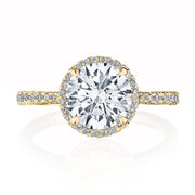 Round Bloom Engagement Ring