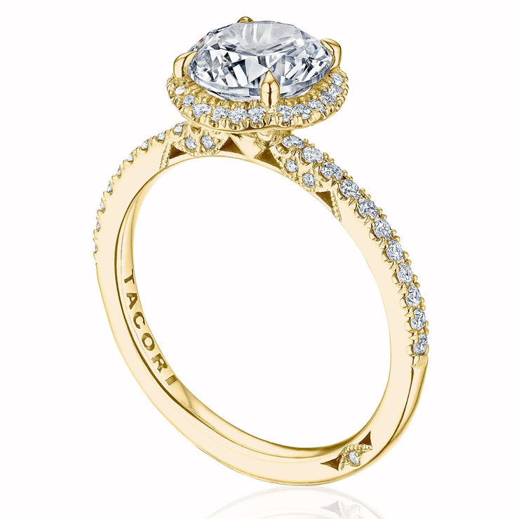 Round Bloom Engagement Ring