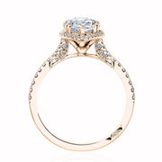 Round Bloom Engagement Ring