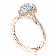 Round Bloom Engagement Ring