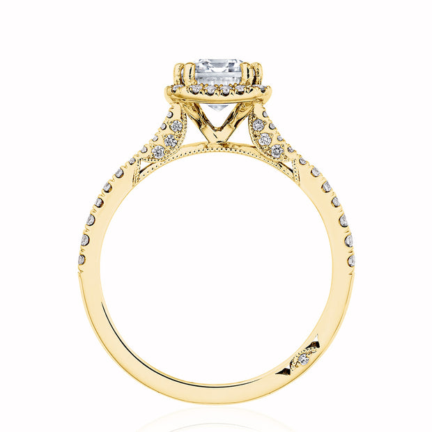 Emerald Bloom Engagement Ring