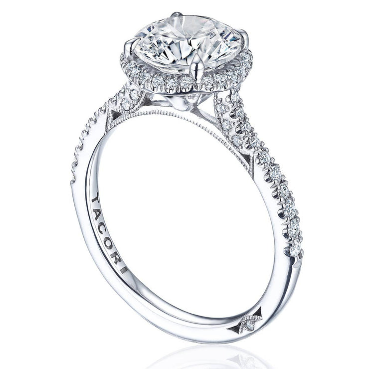 Round Bloom Engagement Ring