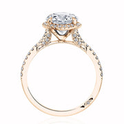Round Bloom Engagement Ring