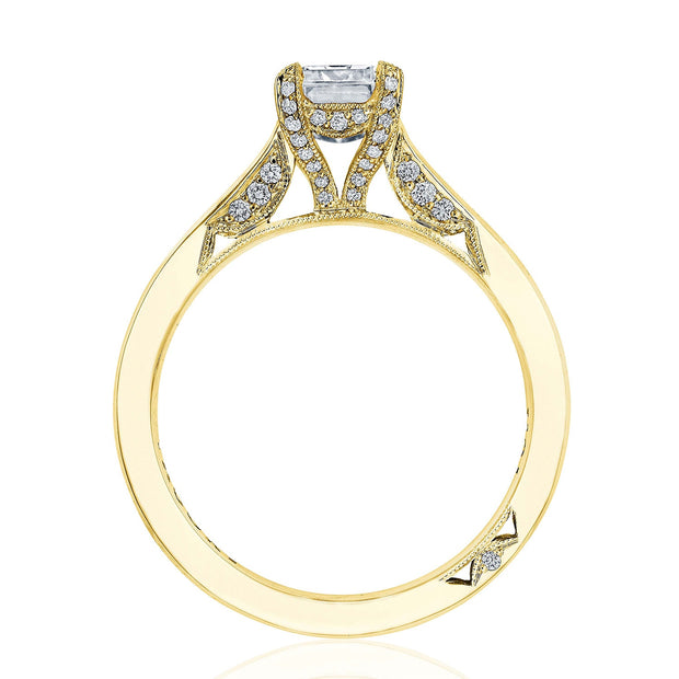 Emerald Solitaire Engagement Ring