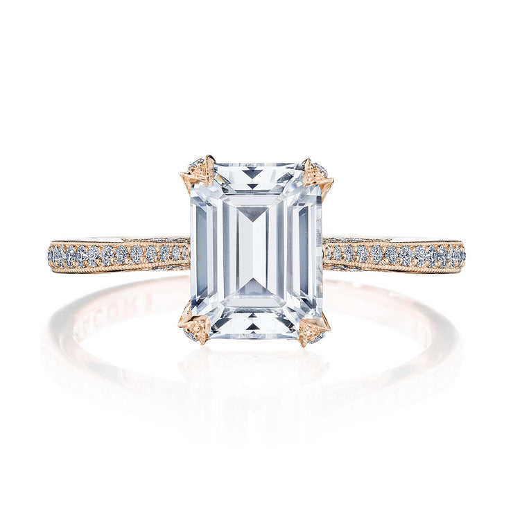Emerald Solitaire Engagement Ring