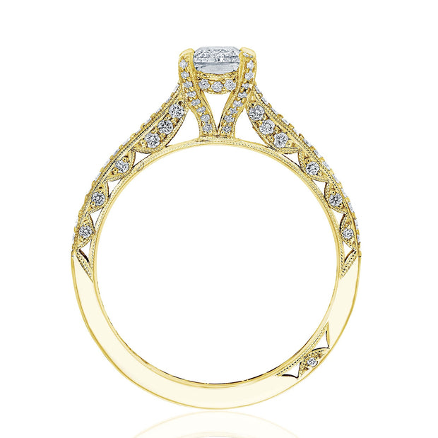 Emerald Solitaire Engagement Ring