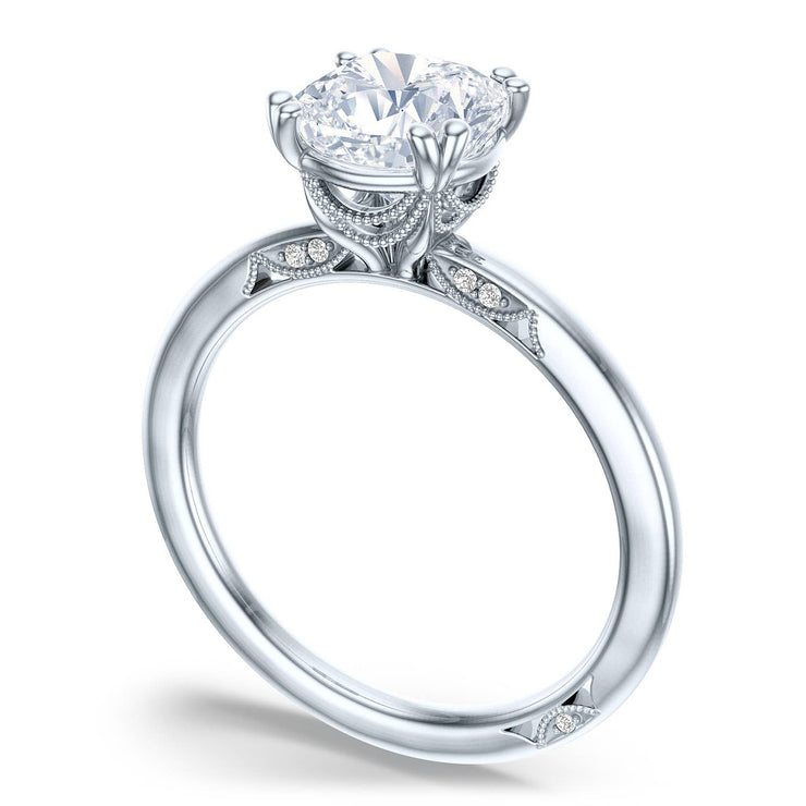 Cushion Solitaire Engagement Ring