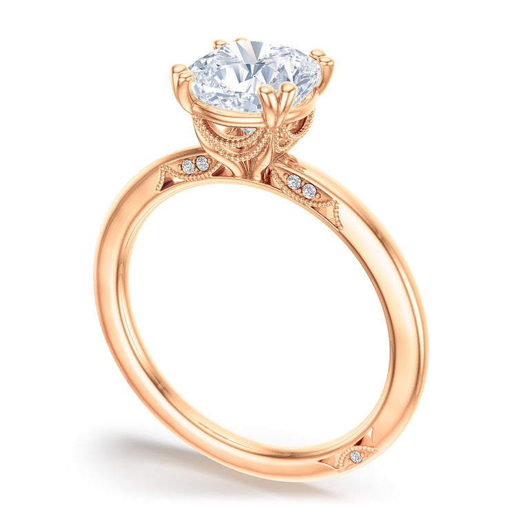 Cushion Solitaire Engagement Ring