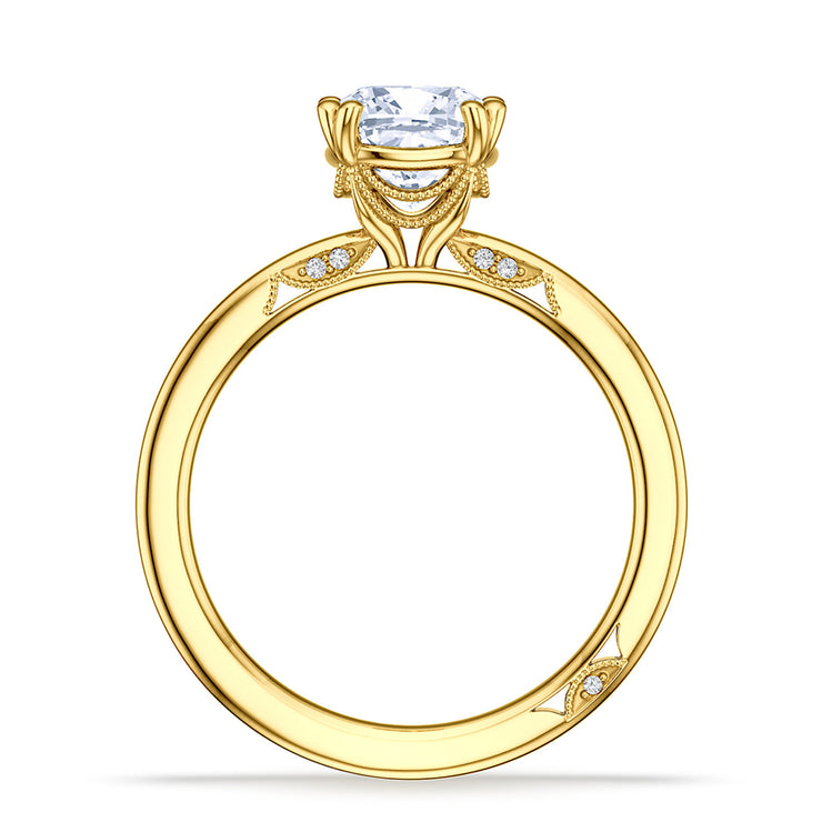 Cushion Solitaire Engagement Ring