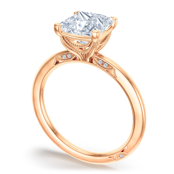 Princess Solitaire Engagement Ring