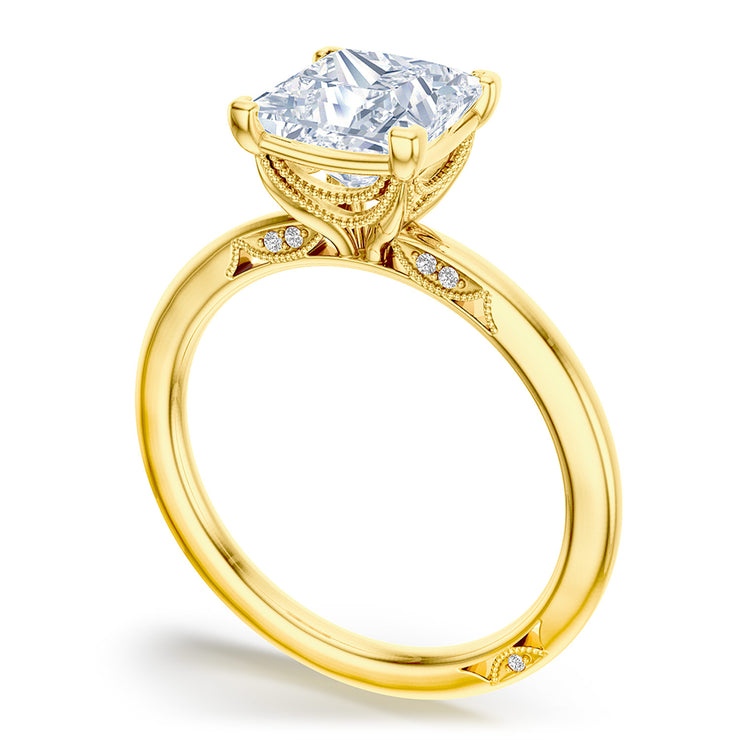 Princess Solitaire Engagement Ring