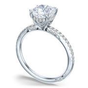 Cushion Solitaire Engagement Ring