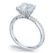 Princess Solitaire Engagement Ring