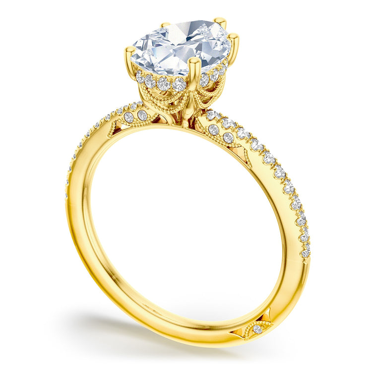 Pear Solitaire Engagement Ring