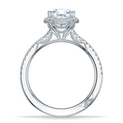 Cushion Bloom Engagement Ring