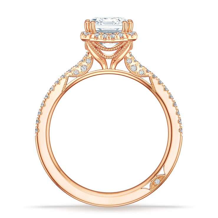 Emerald Bloom Engagement Ring