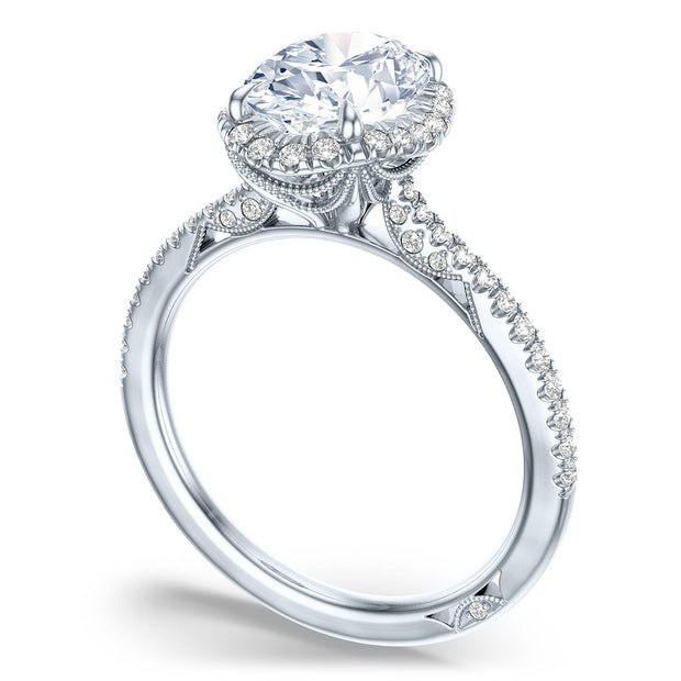 Oval Bloom Engagement Ring