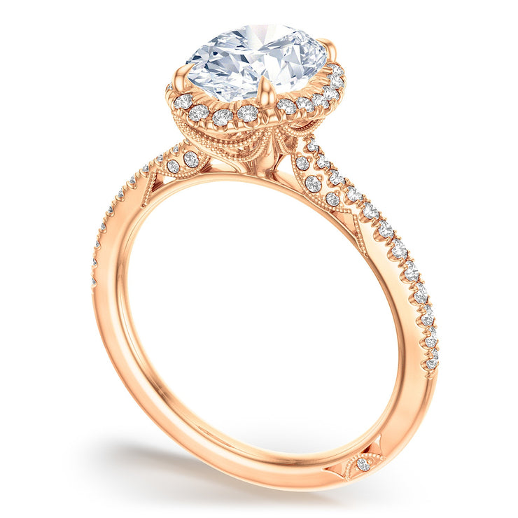 Oval Bloom Engagement Ring