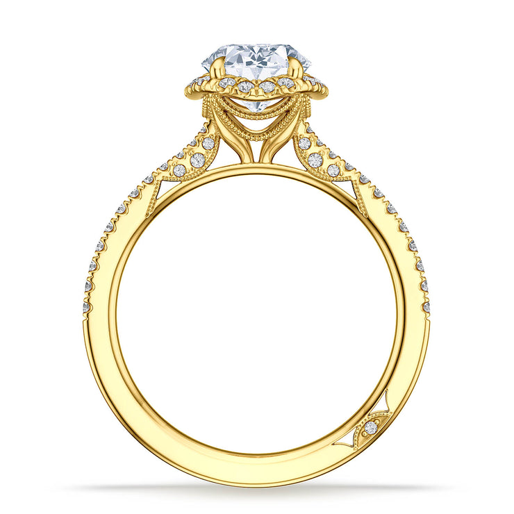 Oval Bloom Engagement Ring