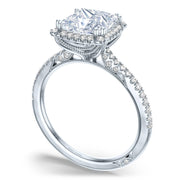 Princess Bloom Engagement Ring