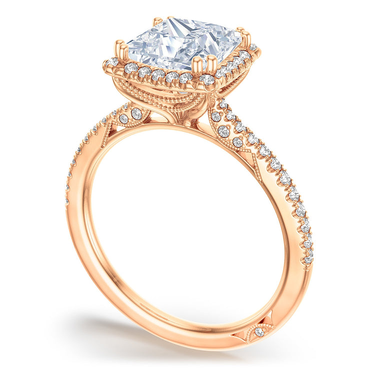 Princess Bloom Engagement Ring