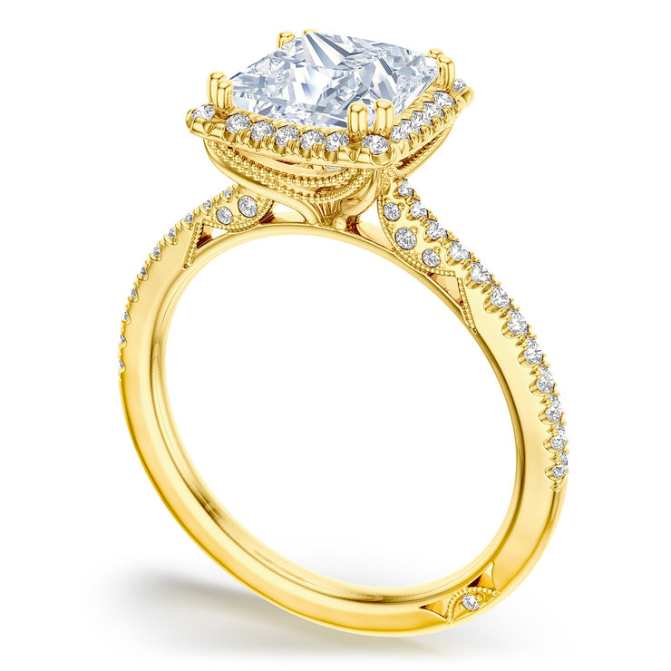 Princess Bloom Engagement Ring