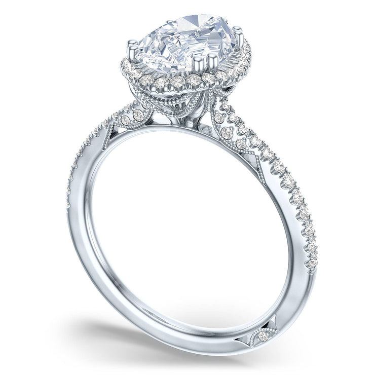 Pear Bloom Engagement Ring