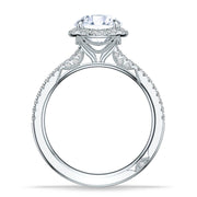 Round Bloom Engagement Ring