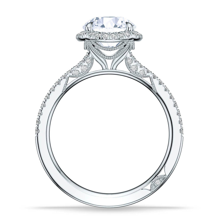 Round Bloom Engagement Ring