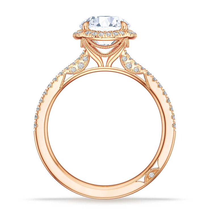 Round Bloom Engagement Ring