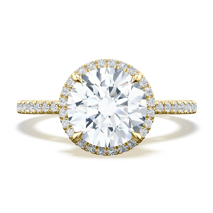 Round Bloom Engagement Ring