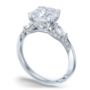 Princess 3-Stone Engagement Ring