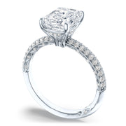 Emerald Solitaire Engagement Ring