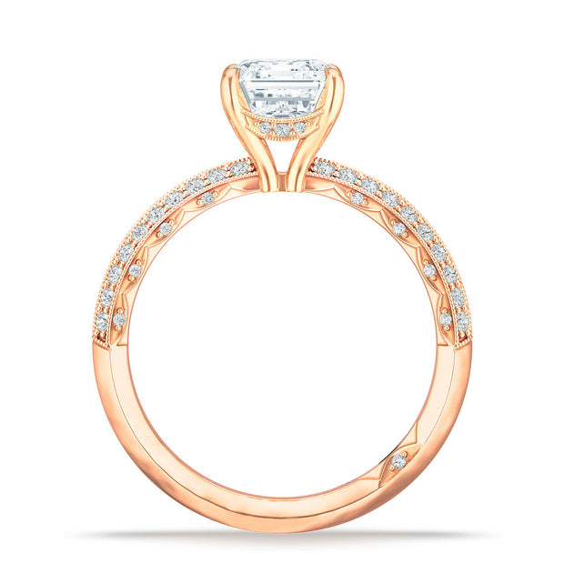 Emerald Solitaire Engagement Ring