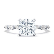 Cushion Solitaire Engagement Ring