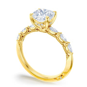 Cushion Solitaire Engagement Ring