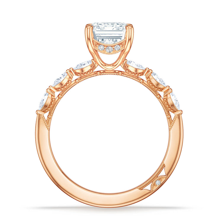 Emerald Solitaire Engagement Ring