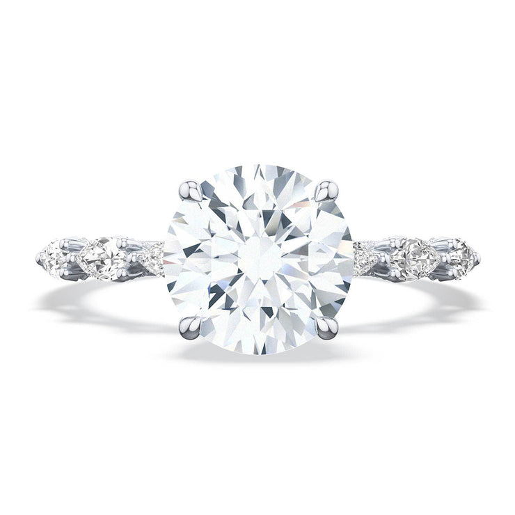 Round Solitaire Engagement Ring