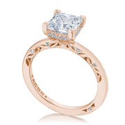 Princess Solitaire Engagement Ring