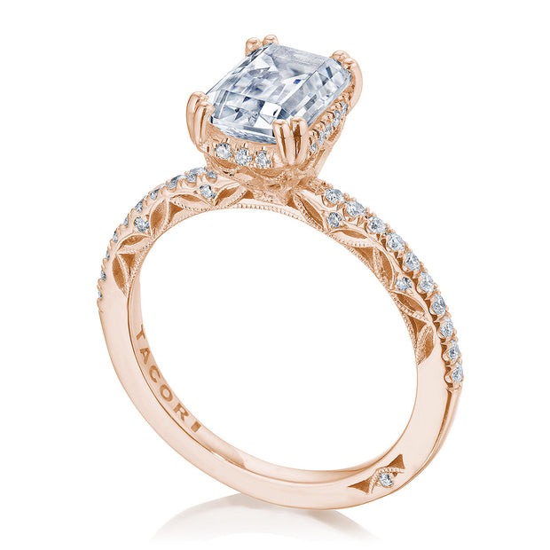 Emerald Solitaire Engagement Ring