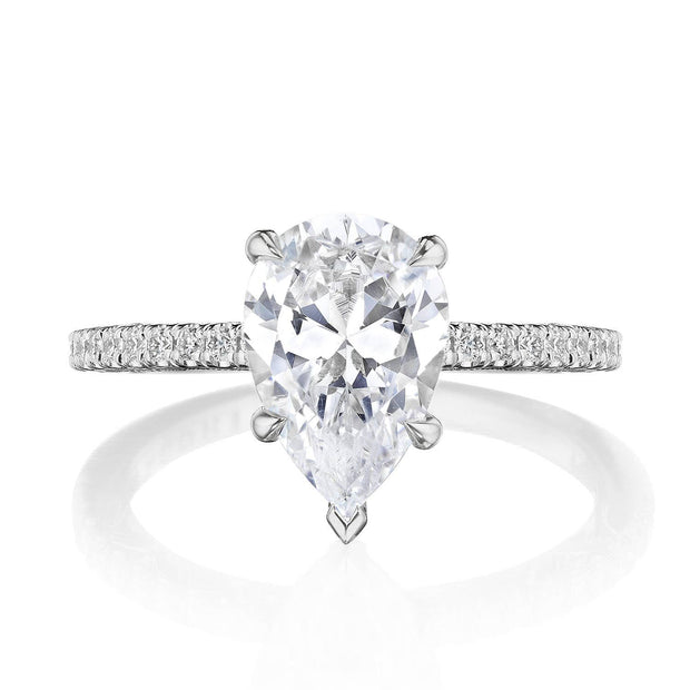 Pear Solitaire Engagement Ring