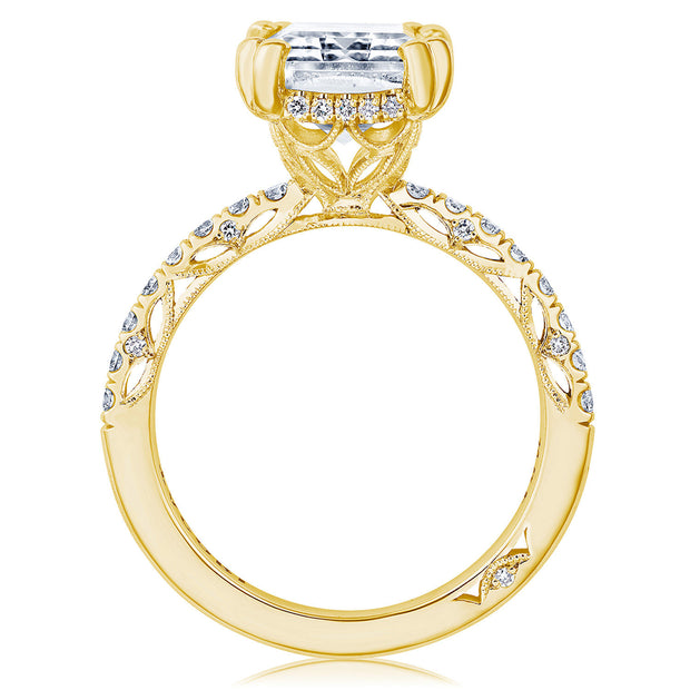 Emerald Solitaire Engagement Ring