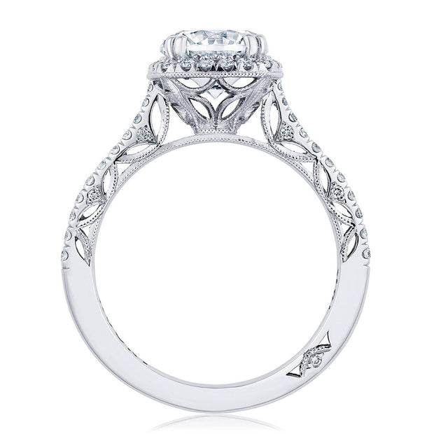 Cushion Bloom Engagement Ring