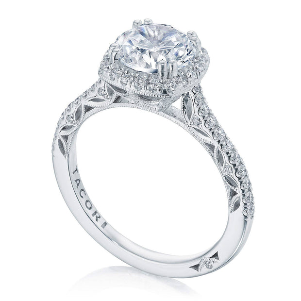 Cushion Bloom Engagement Ring