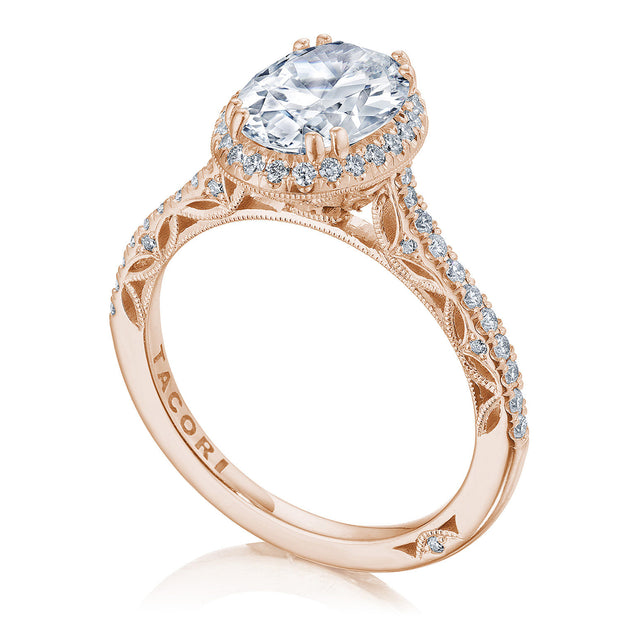 Oval Bloom Engagement Ring