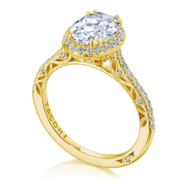 Oval Bloom Engagement Ring