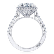 Cushion Bloom Engagement Ring